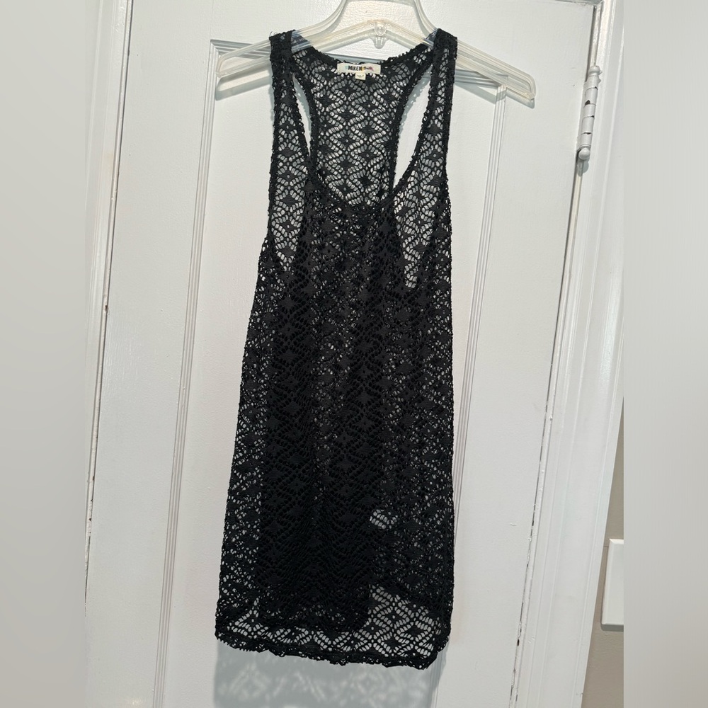 Miken Crochet Racerback Cover-Up NWOT - Picture 4 of 6